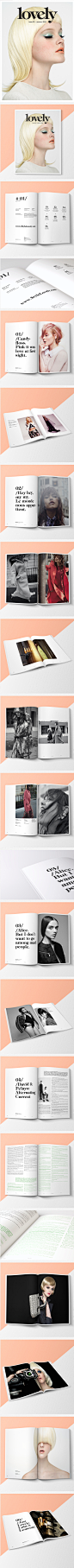 LOVELY THE MAG ISSUE#1 on Behance