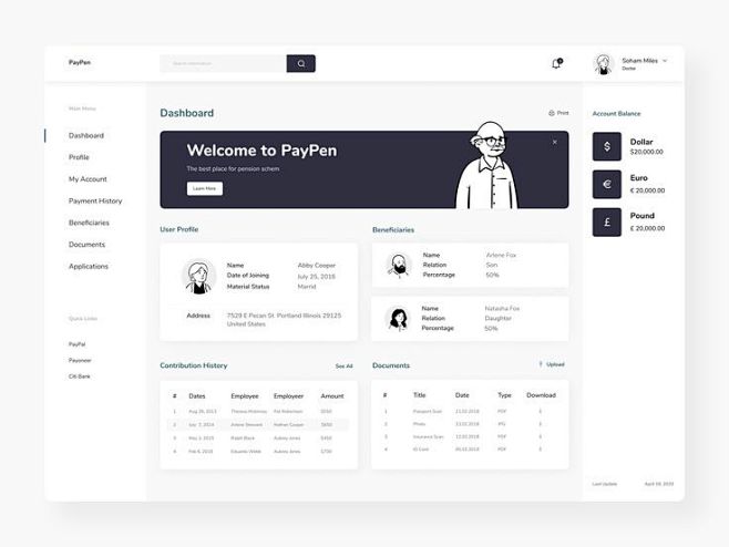 PayPen Dribbble Post...