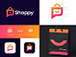 其中包括图片：Ecommerce website logo - best online shop logo design | app icon