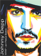 johnny+depp-pop+art+vector-wpap1.png (804×1087)