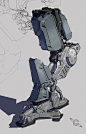 Mech Leg by ~MeckanicalMind on deviantART #采集大赛# #CG#