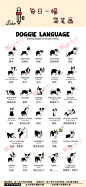 小兔子的DIY教室：#每日一幅，简笔画#狗狗的肢体语言解析，你真的懂你的狗狗吗？