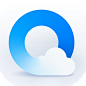 QQ 浏览器 #App# #icon# #图标# #Logo# #扁平# <a class="text-meta meta-mention" href="/gray/">@GrayKam</a>