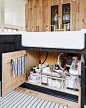 Emily Henderson Mountain House Kitchen Under the Sink 