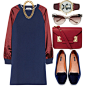 A fashion look from August 2013 featuring Jil Sander dresses, Zara loafers and Sophie Hulme clutches. Browse and shop related looks.