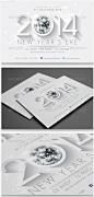 Print Templates - 2014 New Year's Flyer Template | GraphicRiver