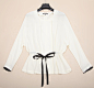 KOOKAI 真丝 设计感 蝙蝠袖 撞色设计  外套式 衬衫 原创 新款 2013 正品 代购  法国