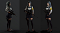 Gunslinger Girl, HyungJin Yang : This is the character I've been working on . 
Rendered in Marmoset toolbag 3