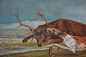 Jonathan Adams - Hound Coursing A Stag (George Stubbs) image 3