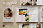 一套美食食谱菜单宣传画册图文排版设计Indesign模板 – 图渲拉-高品质设计素材分享平台