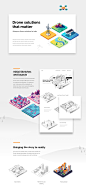 Skylark Drones - Website : Detailed case study of redesigning the web experience of Skylark drones a bangalore based startup who specialise in providing solutions for urban planning. The case study walks through the entire journey of finding a unique desi