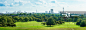 London Skyline and Primrose hill park panorama创意图片素材 - E+