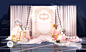 粉色婚礼手绘效果图 By @最强婚礼手绘师GoGo : 用电脑手绘和平面结合，还原最真实的现场效果，用最简单的方式跟客户沟通，特此整理了一些粉色婚礼手绘效果图。