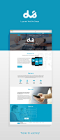Web site and logo Design : Dv8 is an App Development company. They were in need of a new web design with more call to action elements.