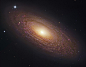 龐大的鄰近螺旋星系NGC 2841   它是現知最大的星系之一。位在北天大熊座內的螺旋星系NGC 2841，離我們只有4千6百萬光年遠。上面這幅此壯麗宇宙島的清晰影像，除了突顯了它醒目的星系核和星系盤之外，也呈現鑲綴在片狀緊密纏繞螺旋臂上的塵埃帶、細小粉紅恆星形成區和藍色星團。