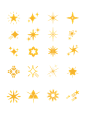 ai矢量星星图标闪光标志发光的星星_40841831_2