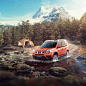 X TRAIL / National Park : Illustration for Nissan X Trail ad.