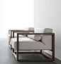 Verdesign Ariosto armchair, walnut  fabric or leather By designitures