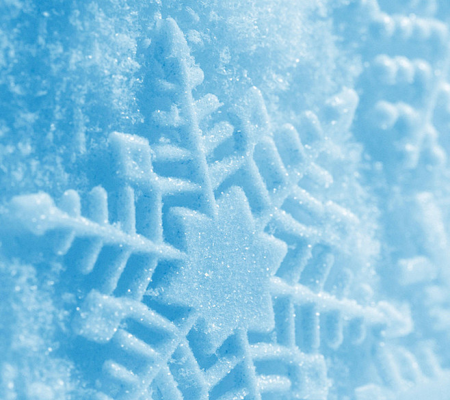 冬天 白色 雪花 晶莹 雪地 南极 寒冷...