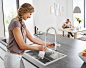 GROHE BLUE HOME C-SPOUT STARTER KIT - Kitchen taps from GROHE | Architonic : GROHE BLUE HOME C-SPOUT STARTER KIT - Designer Kitchen taps from GROHE ✓ all information ✓ high-resolution images ✓ CADs ✓ catalogues ✓ contact..