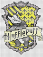 Hufflepuff embroidery pattern by Ronjaliek