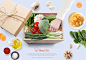 韩式餐包食材海报PSD模板Korean food poster PSD template#ti375a6011 :