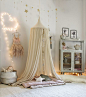 Girls bedroom inspiration on the Lottie is Loving blog with Numero 74 canopy