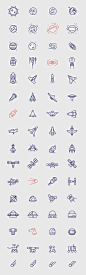 Infinity - Free Space Icons (Font)  If these were just icons I won't have repinned them, they are sweet as sweet space icons. Hell Yes!