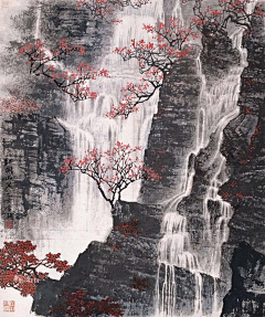 honghui采集到水墨山水绘（国画）