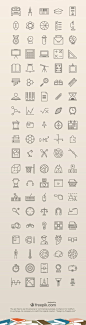 A set of 100 free education icons. The icons are really nice and clean and can be used on education related websites, mobile apps or graphics. They come in - posted under Icons tagged with: Education, Free, Graphic Design, Icon, Outline, PNG, Resource, SV