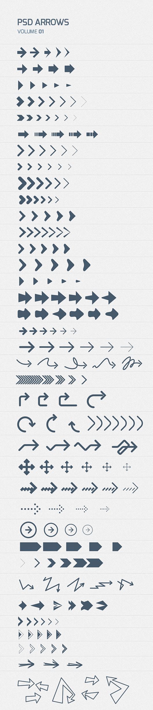 200+ Free Psd Arrows