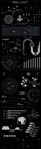 運動圖形 - HUD信息圖Motion Graphics - Phantom HUD Infographic: 