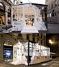 Valentino Pop up sPop Up Shop Design / Retail Design / Semi Permanent Retail Fixtures / VM / Retail Displayhop