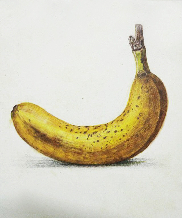 彩铅-香蕉