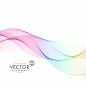 Background with dynamic shapes, full color Free Vector