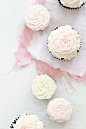 ... rose cupcakes ...