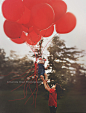 Photograph Red Balloons by Amanda Diaz on 500px #萝莉#