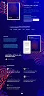 3 trends in landing page design – Muzli -Design Inspiration : via Muzli design inspiration