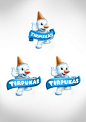 Ice Cream Character Design : Well know ice cream character in Lithuania TIRPUKAS renewal.