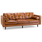 Oasis Darrin Leather Sofa - not quite a chesterfield but awesome. $1600. @Jen Shields: 