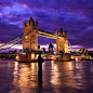 建筑结构,城市,建筑,旅游目的地,户外_143919840_Tower Bridge in London, UK during sunset_创意图片_Getty Images China