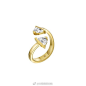 NUUN，巴黎的一个珠宝品牌，素金+钻，太喜欢了！！！ ​​​​