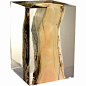 Nilleq acrylic and driftwood stool