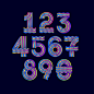 Numerography Yorokobu : Numbers inspired by the Sea and Disco music.