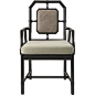 McGuire Furniture: Harlan Arm Chair: No. JSC121