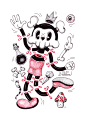 Popartoons ink drawings : Popartoons ink drawings.