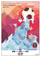 2018年足球世界杯 - 俄罗斯国际足联海报 文艺圈 展示 设计时代网-Powered by thinkdo3