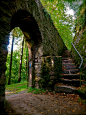 Medieval Castle Gate, Herbst, Germany