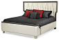 Beverly Blvd Queen Upholstered Bed modern beds