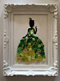 Disney princess framed button canvas by NorthStar2016 on Etsy                                                                                                                                                                                 More: 